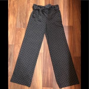 NYandCompany Wide Leg High Waisted Belted Pants!!